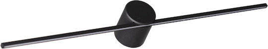Avide ALWL-6W-AVL Modern Leuchte Wand mit Integrierter LED und Neutralweißes Licht Schwarz 60cm