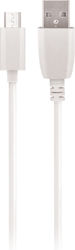 Maxlife OEM001509 Regular USB 2.0 σε micro USB 1m Λευκό