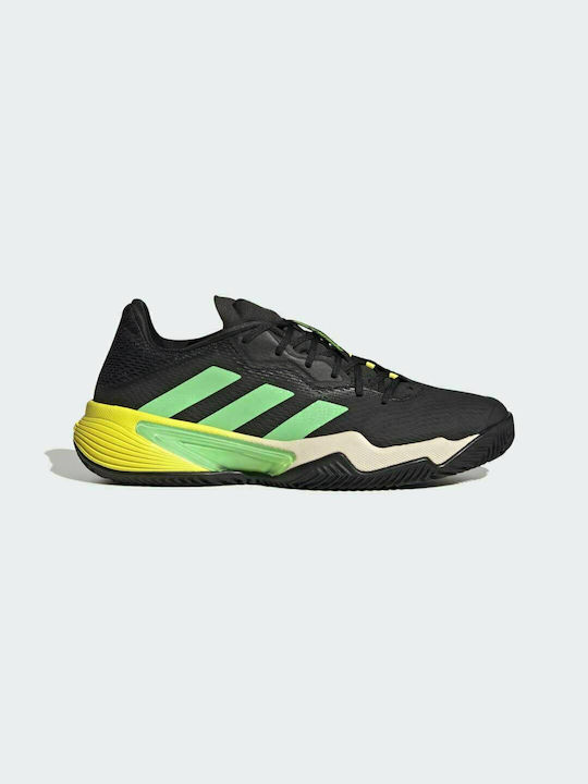 Adidas Barricade Ανδρικά Παπούτσια Τένις για Χωμάτινα Γήπεδα Cloud White / Beam Green / Beam Yellow