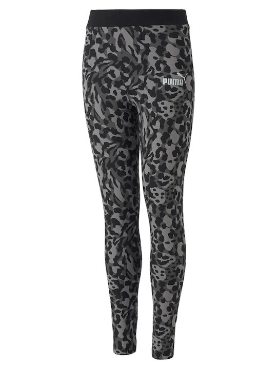 Puma Leggings pentru Copii Sport Lung Negru Alpha