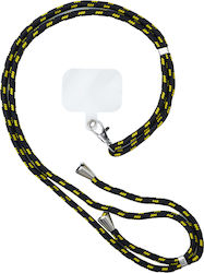 Hurtel Stylish Cord Nackenriemen Black / Yellow