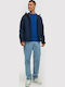 Winter Jacket Softshell Waterproof and Windproof Navy Blue