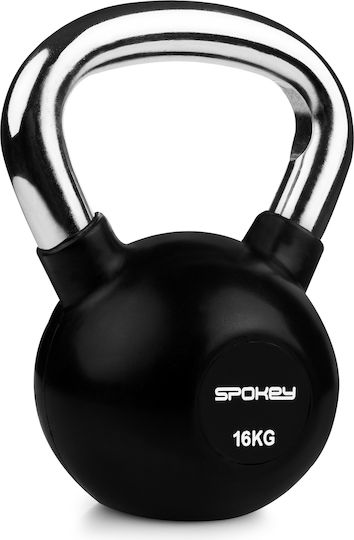 Spokey Scales Lux Kettlebell PVC 16kg Black