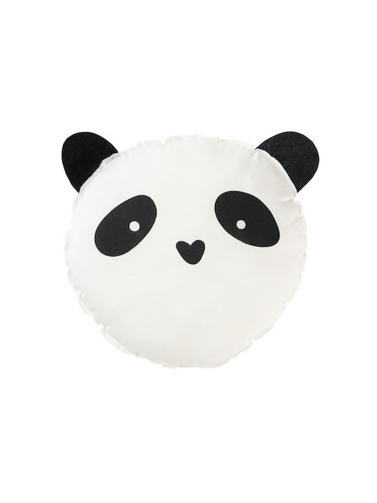 Petit Praia Декоративна Възглавница за Люлка Panda Jungle Бял 25x25см