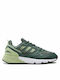 Adidas ZX 1K Boost 2.0 Ανδρικά Sneakers Grey Ox / Magic Limon / Cloud White