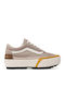 Old Skool Stacked Cobbletone Flatforms Sneakers Beige