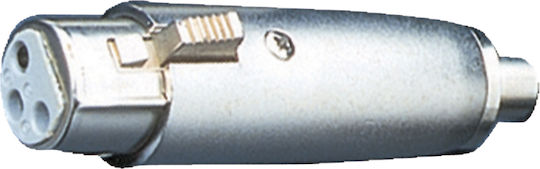 Electrovision Конвертор XLR женски към RCA женски Сребрист 1бр F346J