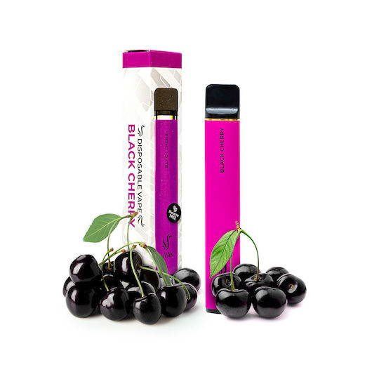 MyVak Einweg-E-Zigarette 800 Einweg-E-Zigaretten Black Cherry ohne Nikotin Rosa