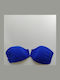 Strapless Bikini Top με Ενίσχυση Μπλε
