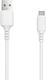 Setty USB 2.0 Kabel USB Typ-C männlich - USB-A Weiß 1m GSM106094