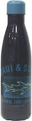 Maui & Sons Ανοξείδωτο Παγούρι Θερμός 570-05243 σε Μπλε χρώμα 500ml