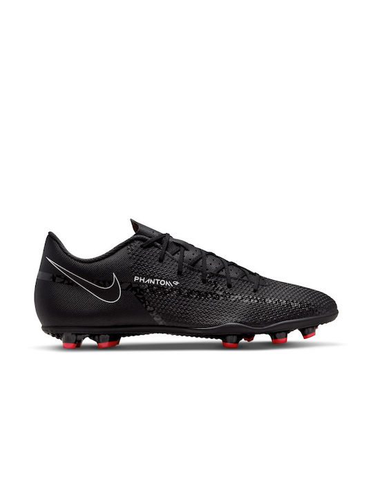 Nike Phantom GT2 Club FG/MG Χαμηλά Ποδοσφαιρικά Παπούτσια με Τάπες Μαύρα
