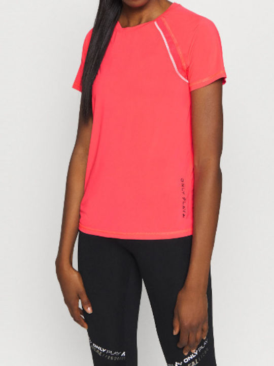 Only Feminin Sport Tricou Uscare rapidă Coral