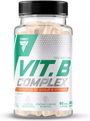 Trec B Complex Vitamin for Energy, Immune System Boost, Hair, Skin & Nails 60 caps