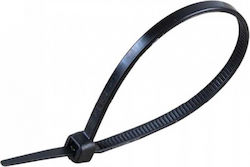 CHS Πλαστικά Δεματικά Καλωδίων 180mmx4.5mm σε Μαύρο χρώμα (100τμχ) PC-5X180 B