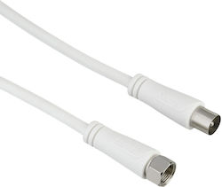 HAMA Καλώδιο Δορυφορικής F-Connector männlich - Koax-Stecker 1.5m (00205294)