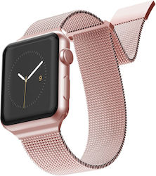 X-Doria Milanese Metal Band Armband Rose Gold (Apple Watch 44/45/46mm/Ultra 49mm)