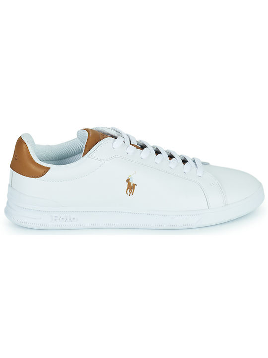 Ralph Lauren Hrt CT II Ανδρικά Sneakers Λευκά