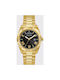 Guess Connoisseur Uhr Batterie mit Gold Metallarmband