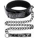 IntoYou Sapphire Collar With Leash Halsband in Schwarz Farbe