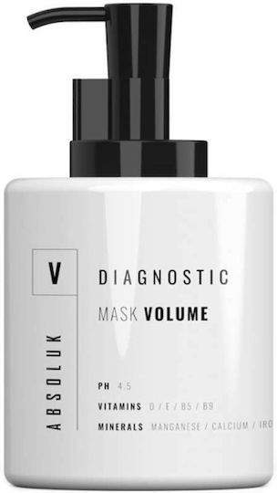 Absoluk Hair Care Diagnostic Volume Маска за коса за Укрепване 1000мл