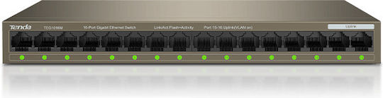 Tenda TEG1016M Negestionat L2 Switch cu 16 Porturi Gigabit (1Gbps) Ethernet