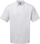 Chef Short Sleeve Polycotton Jacket White