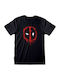 PCMerch Deadpool Splat T-shirt σε Μαύρο χρώμα