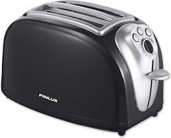 Finlux FTB-15P Φρυγανιέρα 2 Θέσεων 700W Μαύρη