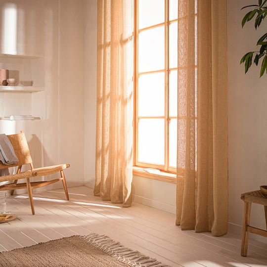 Gofis Home Κουρτίνα με Τρουκς Combe 502B 03 140x280εκ.