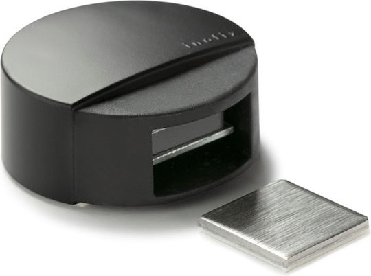 Magnetic Metallic Door Stopper Black Matt