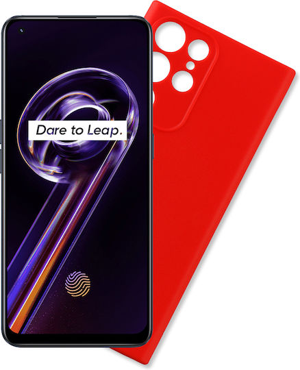 Volte-Tel Back Cover Σιλικόνης Κόκκινο (Realme 9 / 9 Pro+)