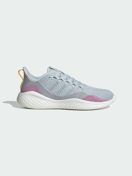 Adidas Fluidflow 2.0 Γυναικεία Αθλητικά Παπούτσια για Προπόνηση & Γυμναστήριο Halo Silver / Cloud White / Halo Blue