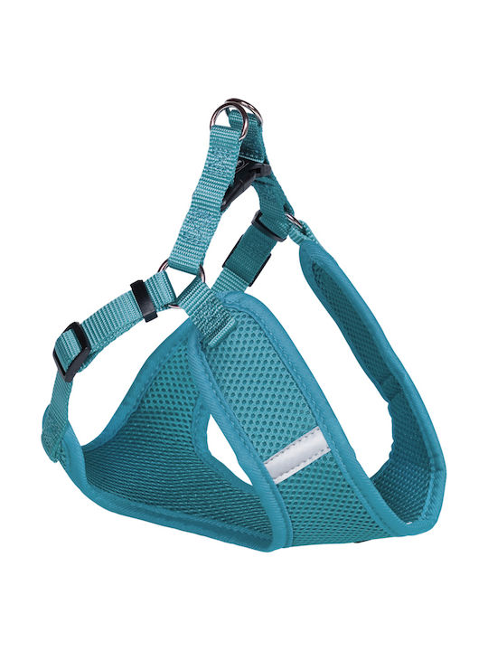 Nobby Нагръдник за куче Жилетка Mesh Reflect Тюркоазен XX-Small 10мм x 28-33см 80623-34