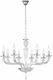 Ondaluce Chandelier Candlestick 8xE14 Silver 82cm Lp.Villa/8-Cr
