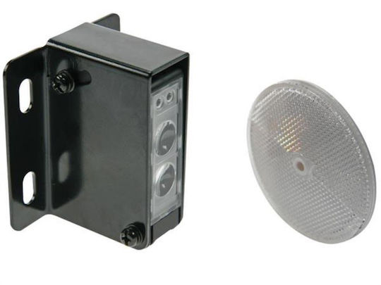 Profelmnet IR-11000EXL-B Wired Garage Door Photocell Sensor with Reflector and Range 10m