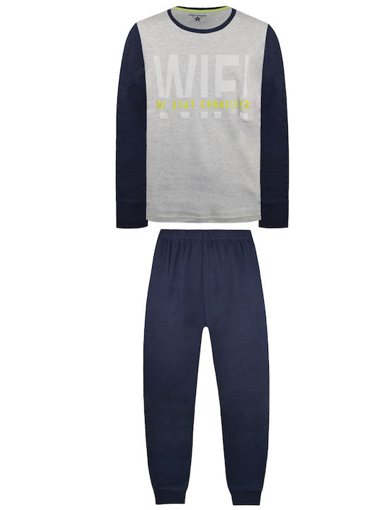 Energiers Kinder Schlafanzug Winterlich Gray