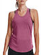 Under Armour Streaker Women's Athletic Blouse Sleeveless Pace Pink