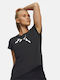 Puma Damen Sportlich T-shirt Schwarz