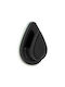 Inofix Water Drop Single Wall-Mounted Bathroom Hook ​5.2x1.6cm Black 2193-3