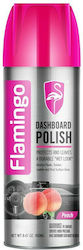 Flamingo Spray Polishing for Interior Plastics - Dashboard with Scent Peach 450ml 14284