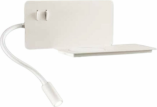 Ondaluce Flat Modern Leuchte Wand mit Integrierter LED und Warmweißes Licht