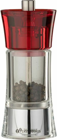 Zassenhaus Aachen Set Manual Spice Mills made of Plastic in Roșu color 14cm 1buc