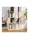 Bookcase Beige 80x25x101cm