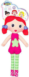 Luna Cloth Doll Fuchsia 50cm.