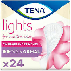 Tena Lights Normal Incontinence Pads Flow Level 2 Drops 24 Pieces
