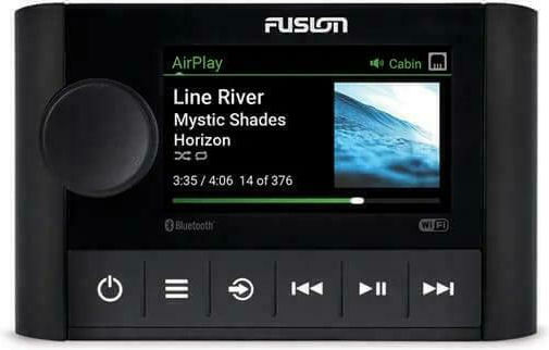 Fusion Ms Srx400 White Boot-Soundsystem Wasserdicht mit Bluetooth / WiFi Schwarz