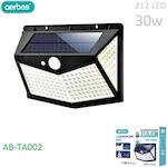 AB-TA002 Wall Mounted Solar Light 30W with Motion Sensor and Photocell