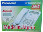 Panasonic KX-TSC30BXW Telefon cu fir Birou Alb