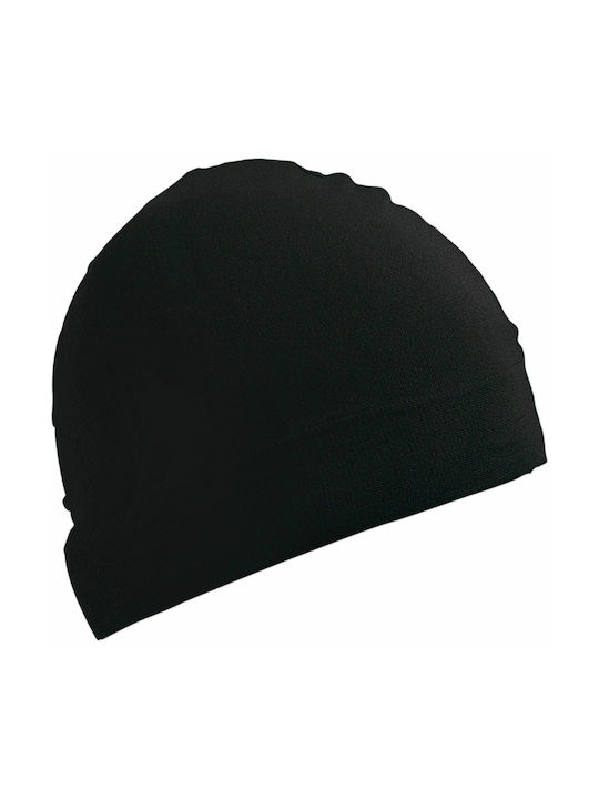 Zan Headgear Skull Cap Casual Comfort Band Κάλυμμα Κεφαλιού Αναβάτη Μοτοσυκλέτας από Πολυεστέρα Μαύρο Χρώμα